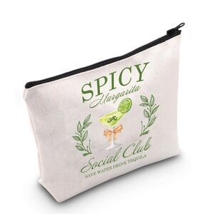 Spicy Margarita Social Club Cosmetic Bag Pouch